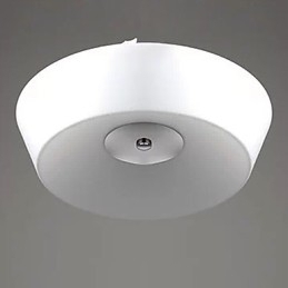 77W moderne moderne Chrome Metal Flush Mount