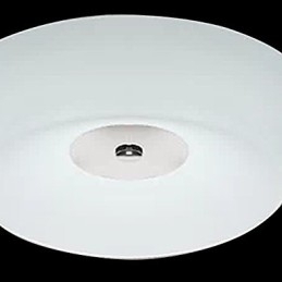 77W moderne moderne Chrome Metal Flush Mount