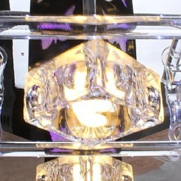 Moderne moderne krystalglas Flush Mount
