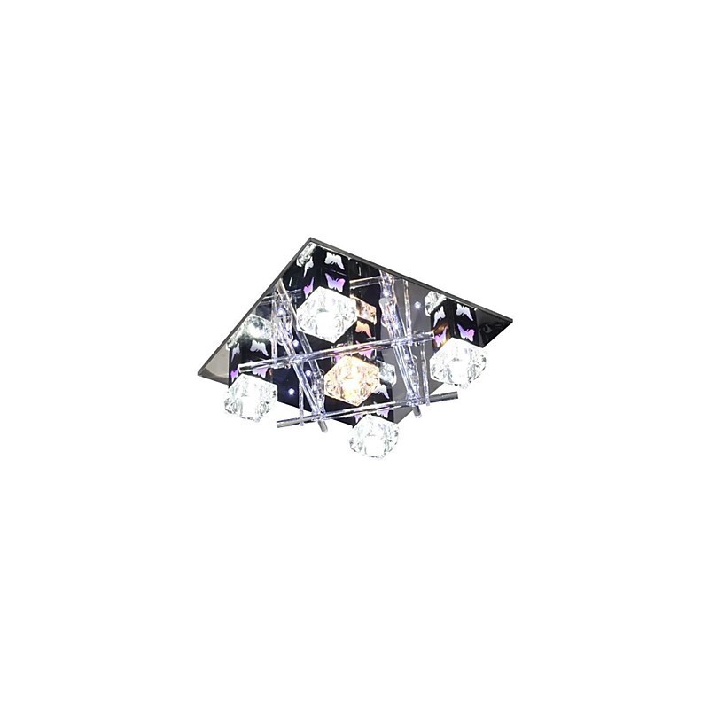 Moderne moderne krystalglas Flush Mount