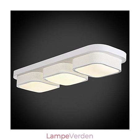 Moderne moderne metal flush Mount