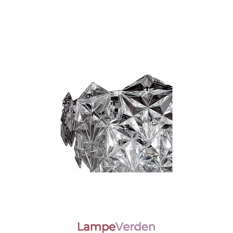 Moderne Moderne Krystal Andre Krystal Lysekrone Pendel Light Flush Mount