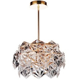 Moderne Moderne Krystal Andre Krystal Lysekrone Pendel Light Flush Mount