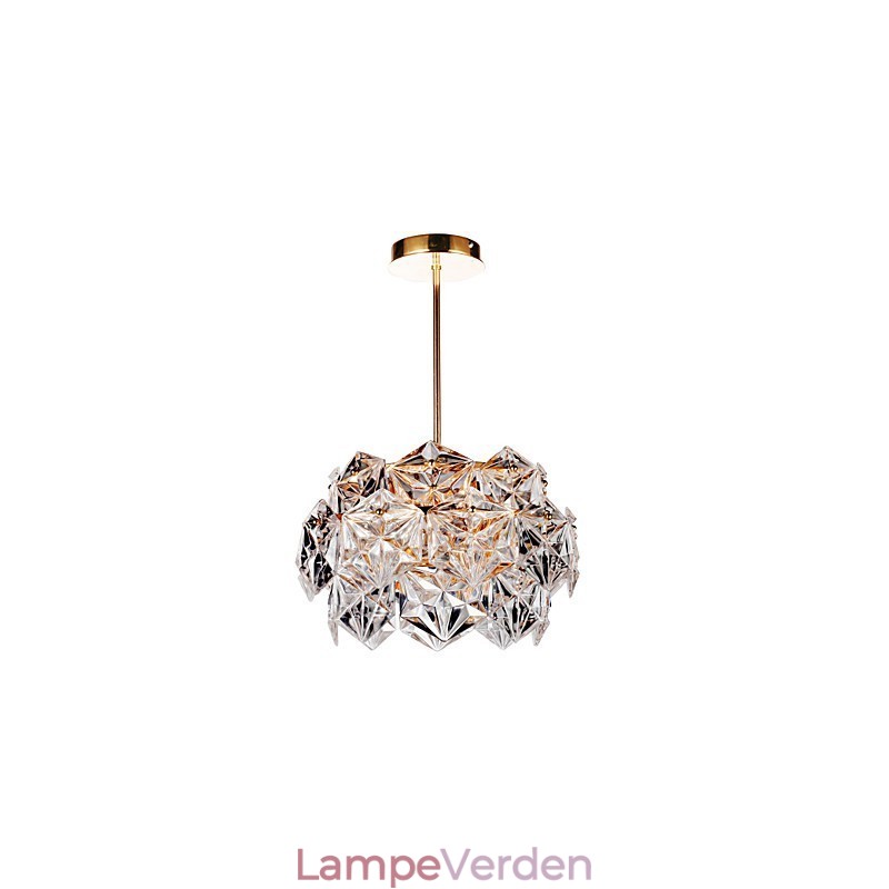 Moderne Moderne Krystal Andre Krystal Lysekrone Pendel Light Flush Mount