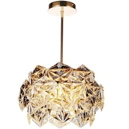 Moderne Moderne Krystal Andre Krystal Lysekrone Pendel Light Flush Mount