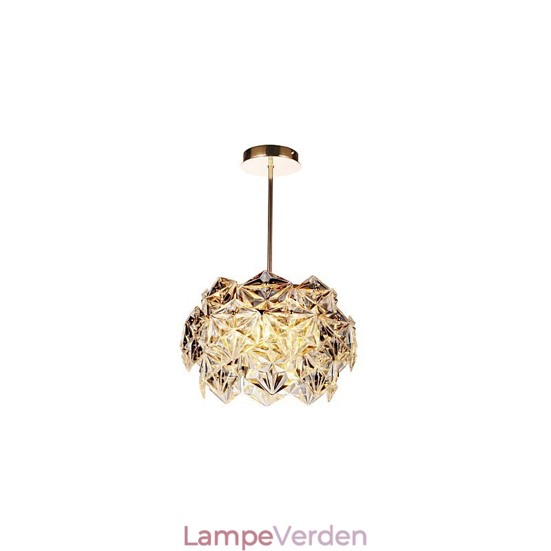 Moderne Moderne Krystal Andre Krystal Lysekrone Pendel Light Flush Mount