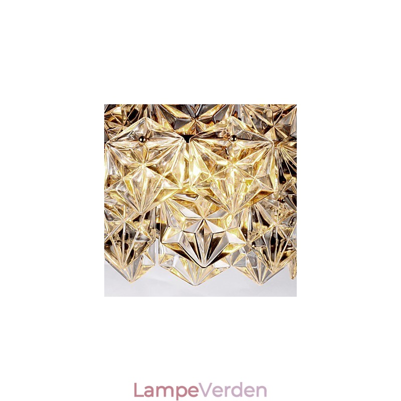 Moderne Moderne Krystal Andre Krystal Lysekrone Pendel Light Flush Mount