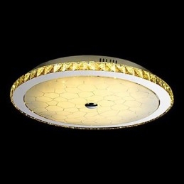 Moderne moderne Crystal Metal Flush Mount