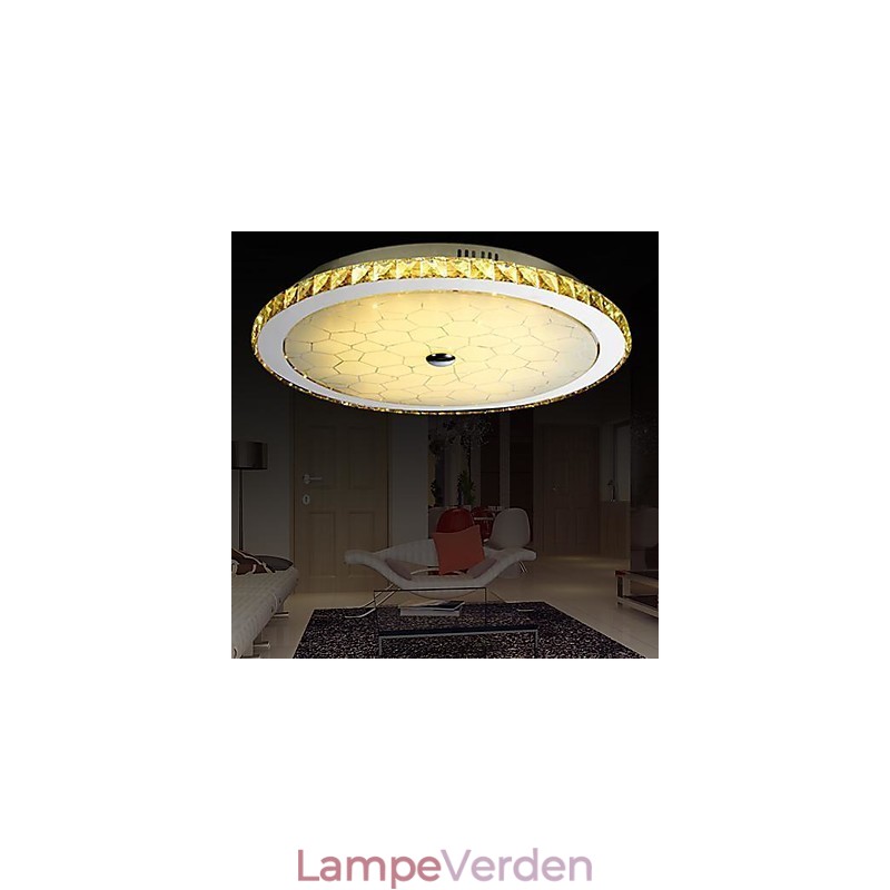Moderne moderne Crystal Metal Flush Mount