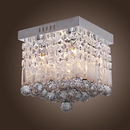 Moderne moderne krystal Mini Style Flush Mount