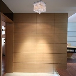 Moderne moderne krystal Mini Style Flush Mount