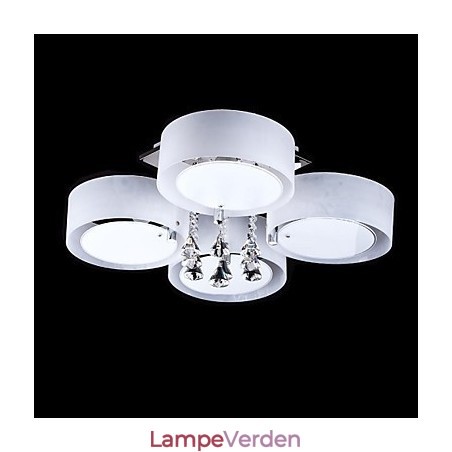Moderne moderne Chrome Metal Flush Mount Moderne moderne Chrome Metal Flush Mount