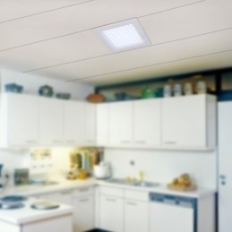 Moderne moderne mini stil galvaniseret plast Flush Mount