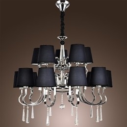 Moderne Moderne Traditionel Klassisk Rustik Lodge Vintage Country Island Chrome Metal lysekrone