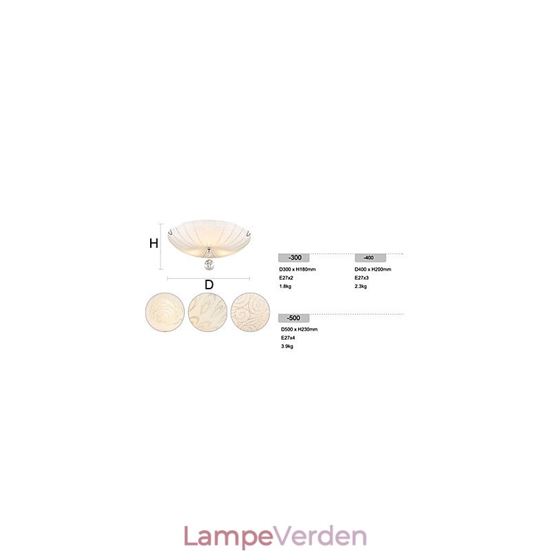 Moderne moderne krystal forsænket soveværelse