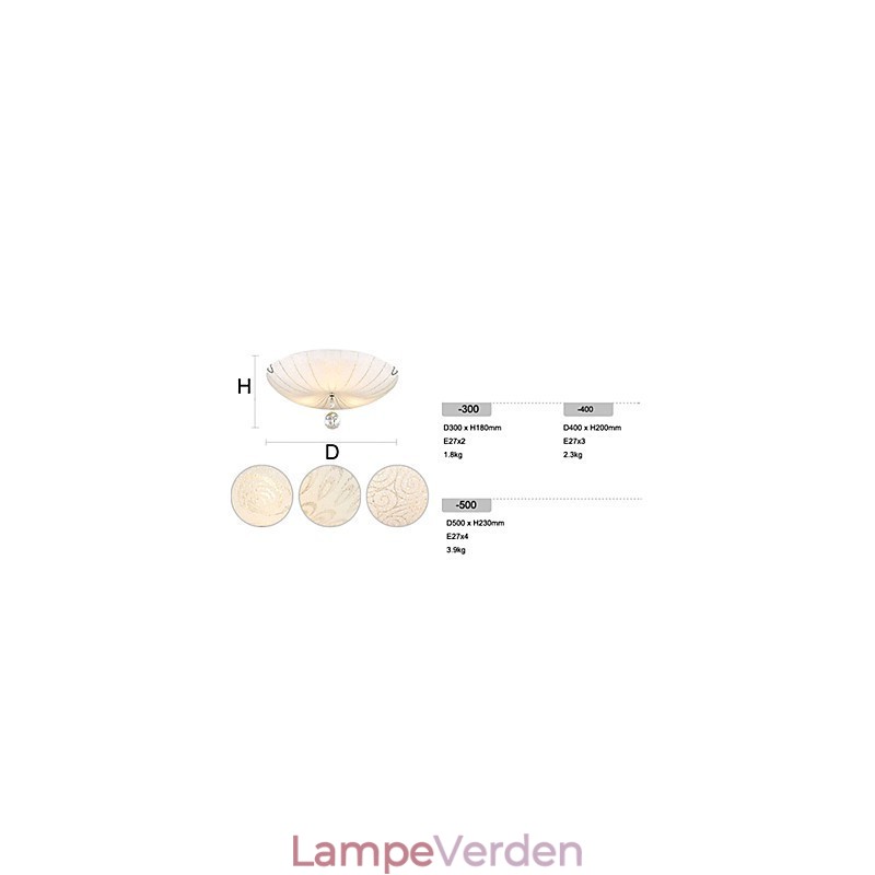 Krystal Flush Mount Light