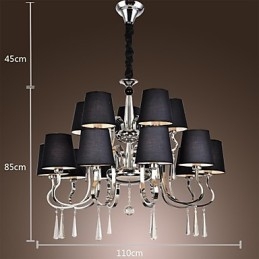 Moderne Moderne Traditionel Klassisk Rustik Lodge Vintage Country Island Chrome Metal lysekrone