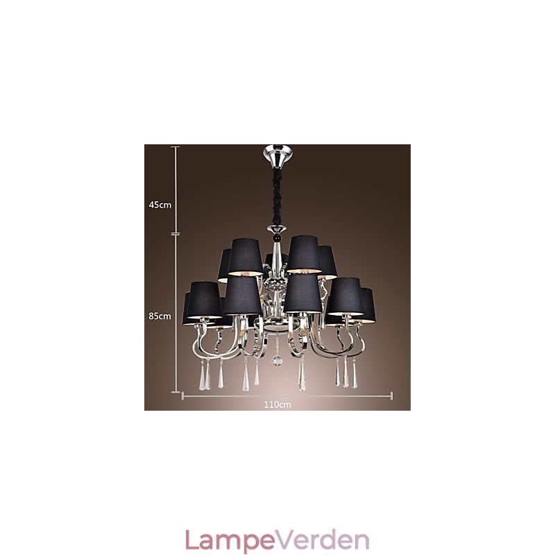 Moderne Moderne Traditionel Klassisk Rustik Lodge Vintage Country Island Chrome Metal lysekrone