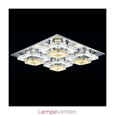 Moderne moderne krystal krom metal flush Mount Moderne moderne krystal krom metal flush Mount