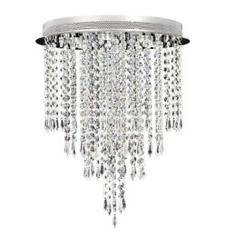 Moderne moderne krystal krom krystal Flush Mount børn