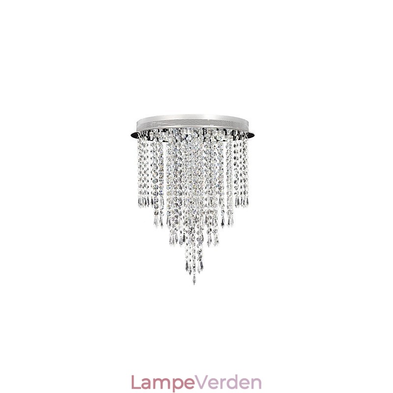 Moderne moderne krystal krom krystal Flush Mount børn