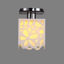 Rustik Lodge Mini Style Elektropletteret Flush Mount Light