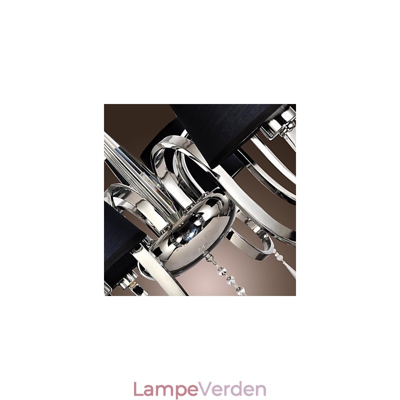 Moderne Moderne Traditionel Klassisk Rustik Lodge Vintage Country Island Chrome Metal lysekrone