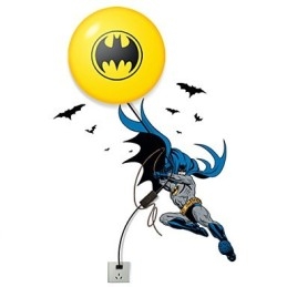 Kreativt mode Batman Tapet Gør-det-selv Vægstick Lille Natlampe Væglampe Lys