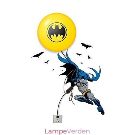 Kreativt mode Batman Tapet Gør-det-selv Vægstick Lille Natlampe Væglampe Lys Kreativt mode Batman Tapet Gør-det-selv Vægstick Lille Natlampe Væglampe Lys