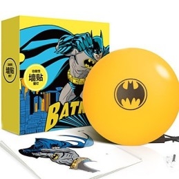 Kreativt mode Batman Tapet Gør-det-selv Vægstick Lille Natlampe Væglampe Lys