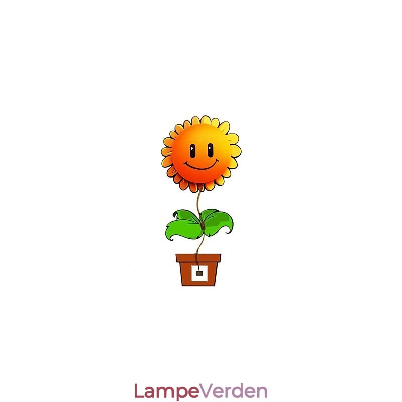 DIY Tapet Væglamper Blomst Ansigt Sjov Atmosfære Natlys Børn Sengelampe Dekoration