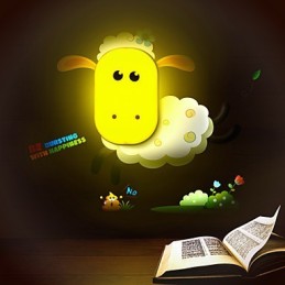 9*6* Sjovt at lege med Creative Spirit Intelligent Light Control Små natlys Børn Væglampe Lys