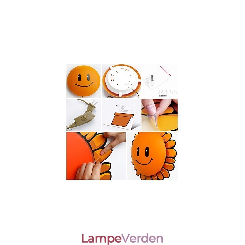 Wall Sconces Modern Contemporary Creative 3 D Wall Paper Væglampe Light
