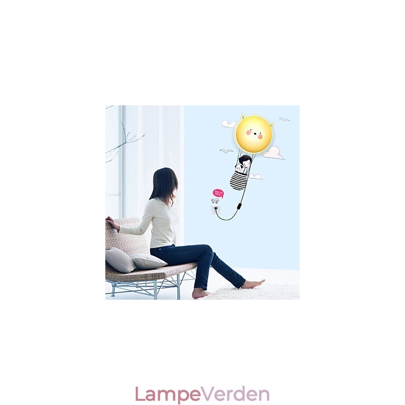Væglamper Moderne Moderne Kreativ 3D-vægpapir Væglampe Lys