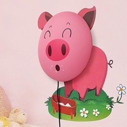 Grise højtemperaturbestandigt plastiklys og 10 C kan fjerne Creative 3D vægpapir væglampe