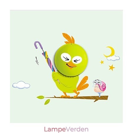 Lysdrevet fuglevæglamper Pære Moderne Kreativ 3 D vægpapir væglampe lys Lysdrevet fuglevæglamper Pære Moderne Kreativ 3 D vægpapir væglampe lys