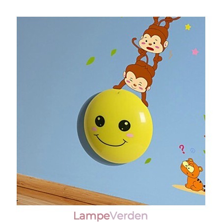 Wallstickers Aber lys aktiveret intelligent induktion smetope pryd væglampe