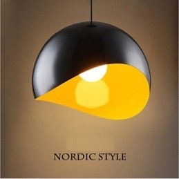Retro Apple Pendant Light Pære Base Droplight