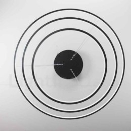 Dæmpbar pendel med fjernbetjening Moderne design tre ringe