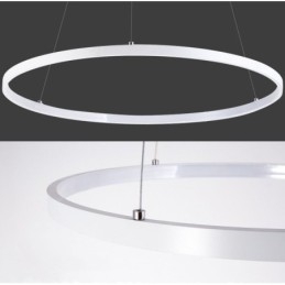 Dæmpbar pendel med fjernbetjening Moderne design tre ringe
