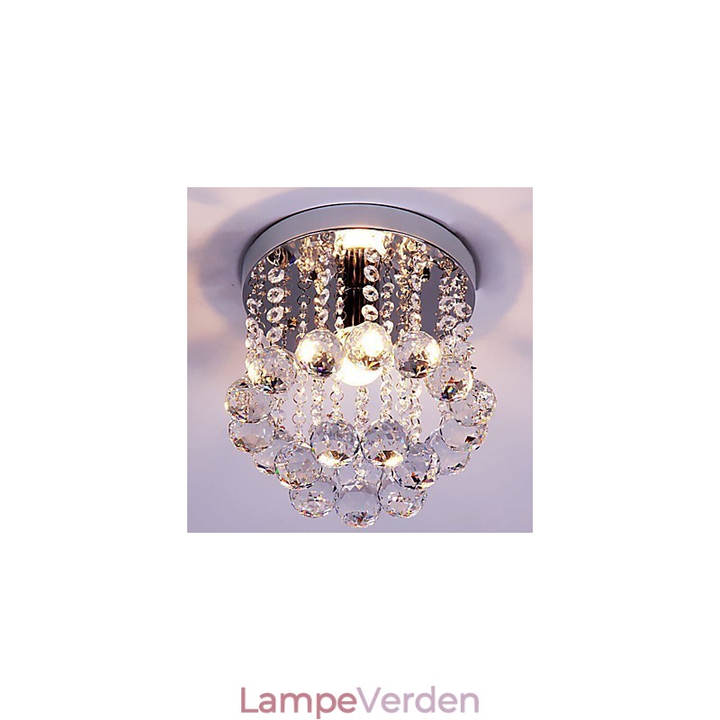 Flush Mount K9 Crystal Mini Style Moderne lysekrone