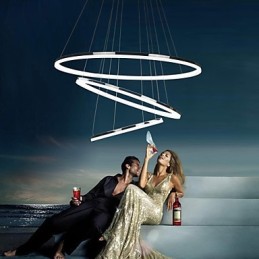 70W moderne moderne mini stil galvaniseret metal pendel