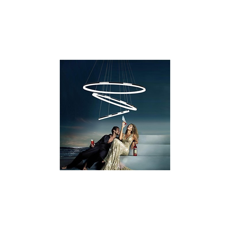 70W moderne moderne mini stil galvaniseret metal pendel