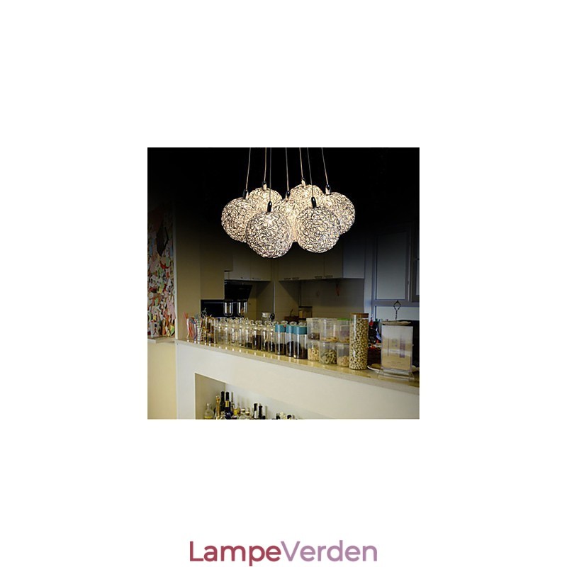 Pendel Moderne 7 Lys Boligindretning Dekorativ Aluminium Pendel
