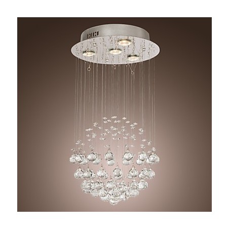Lysekrone luksus moderne krystal 4 lys Lysekrone luksus moderne krystal 4 lys