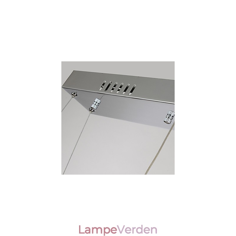 Moderne moderne Crystal Chrom Metal Pendellampe