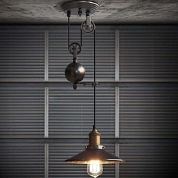Pendellamper Rustic Lodge Vintage Retro Country Garage Metal