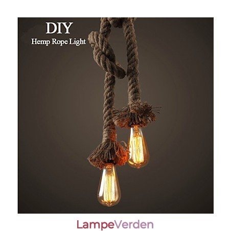 1 Let DIY Art Hemp Rope Light Creative Hemp Rope Chandelier 1 Let DIY Art Hemp Rope Light Creative Hemp Rope Chandelier