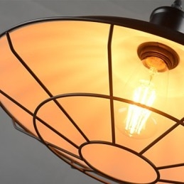 Retro Industriel Pendel Lysekrone
