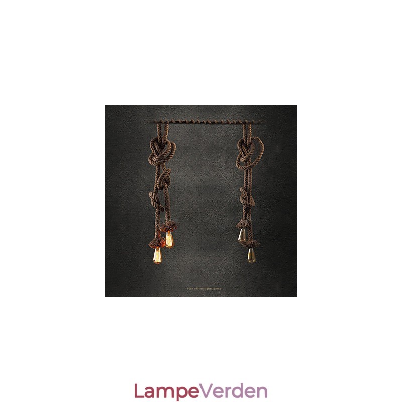 Pendant Lights 2 Lights Industriel vindrestaurering af ældgamle måder er cafetællerens kreative droplight